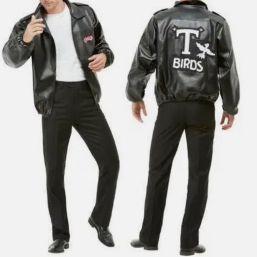 Mens Grease T Birds Jacket Mens Large Costume